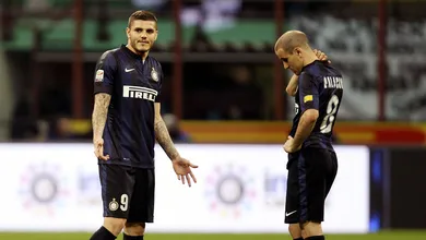 Os gols de Icardi n&atilde;o salvaram a Inter de mais um trope&ccedil;o