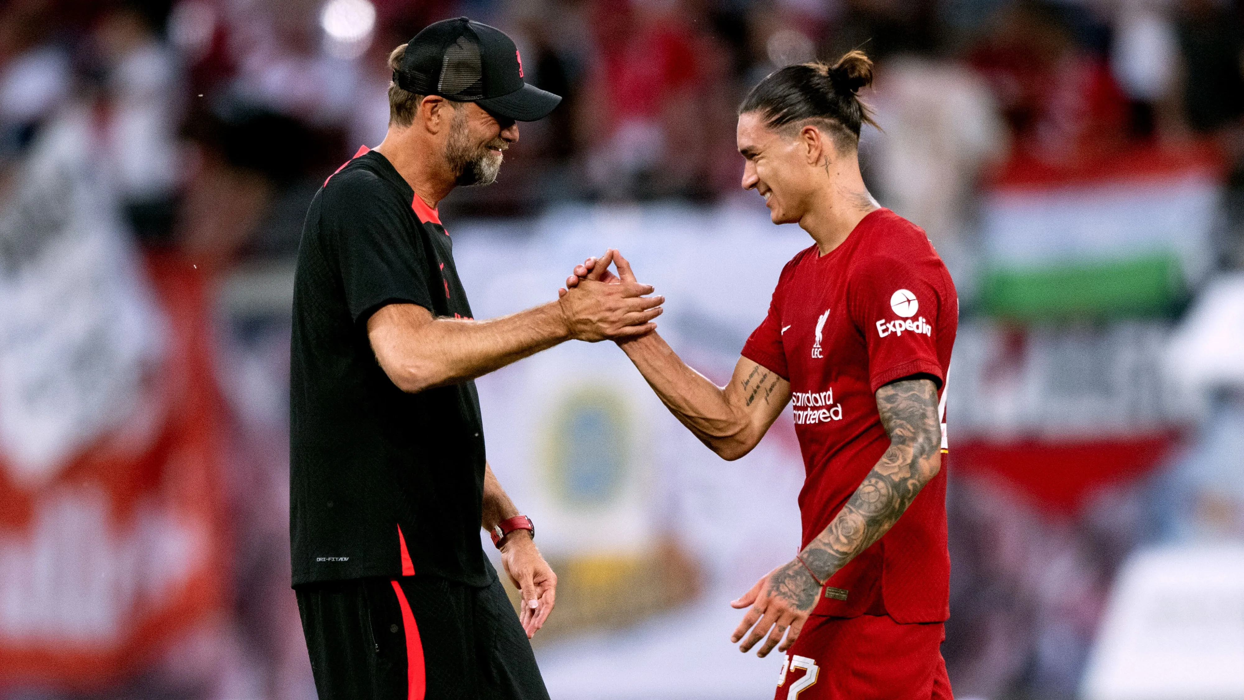N&uacute;&ntilde;ez est&aacute; em vis&iacute;vel recupera&ccedil;&atilde;o e merece os elogios de Klopp