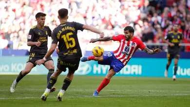 &Aacute;ngel Correa e Llorente comandam goleada, e Atl&eacute;tico de Madrid amassa o Las Palmas em casa