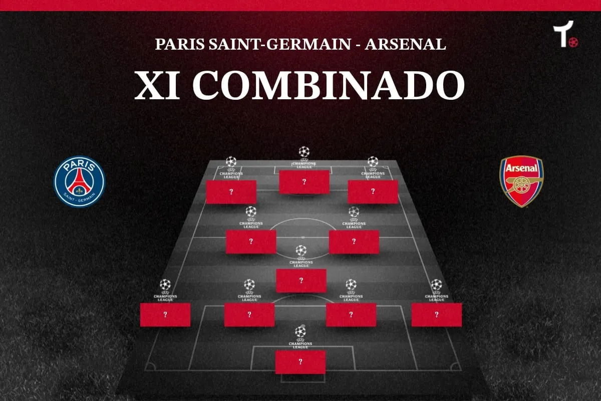 6&times;5: Montamos o time combinado de PSG x Arsenal, final da Champions League