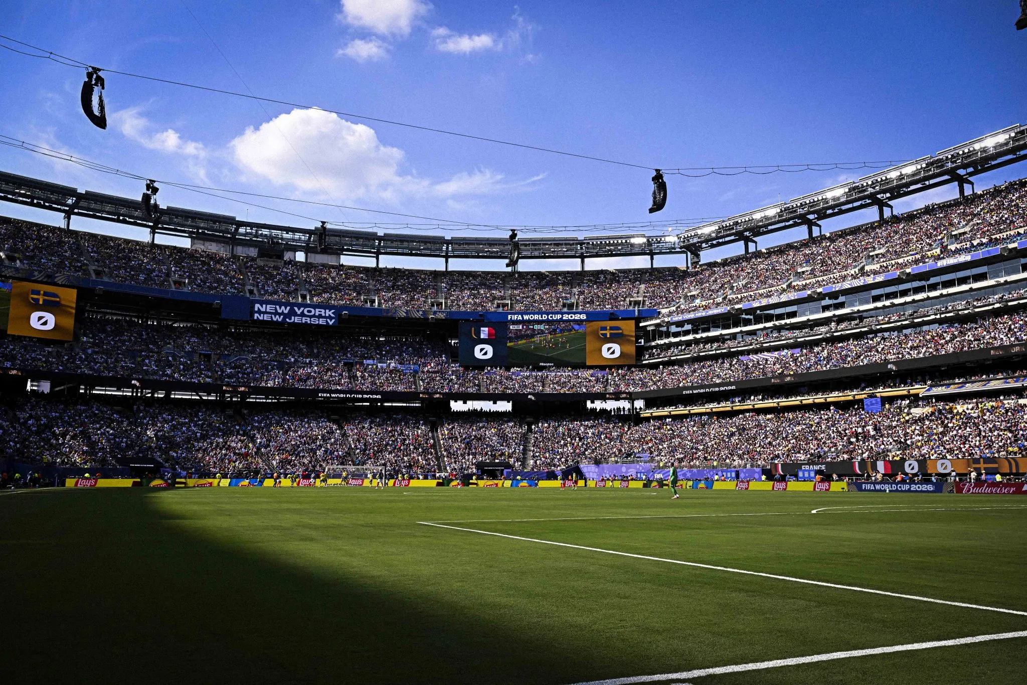 MetLife Stadium &eacute; um dos est&aacute;dios que precisou ter a grama artificial substitu&iacute;da na Copa do Mundo 
