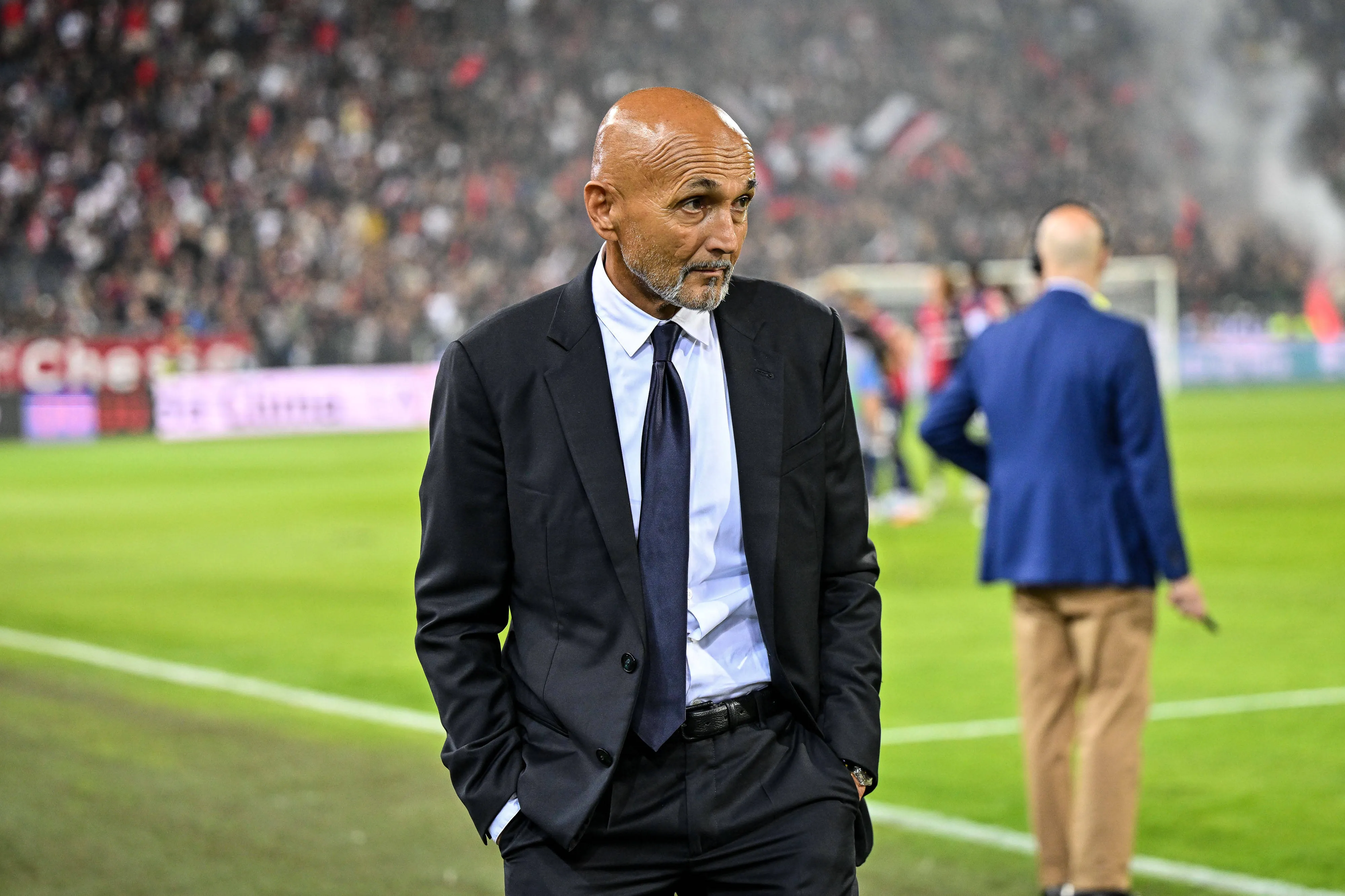 O t&eacute;cnico Luciano Spalletti em jogo da Juventus