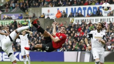 Ao menos pela m&eacute;dia de gols, RVP est&aacute; na hist&oacute;ria do United