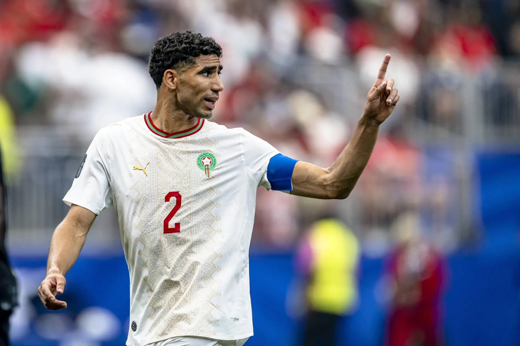 Hakimi deu a assist&ecirc;ncia para o primeiro gol marroquino