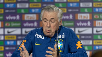 &lsquo;Verdadeira v&aacute;rzea&rsquo;: Ancelotti conhece dura realidade em primeira derrota na Sele&ccedil;&atilde;o