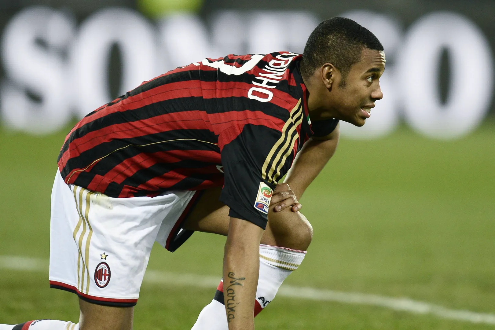 Foto: (Imago) - Na &eacute;poca do crime, Robinho estava no Milan