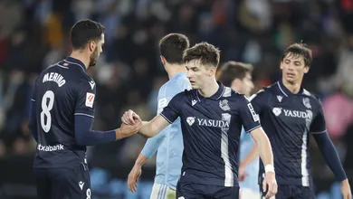 Com um gol em cada tempo, Real Sociedad domina Celta e avan&ccedil;a &agrave; semifinal da Copa do Rei