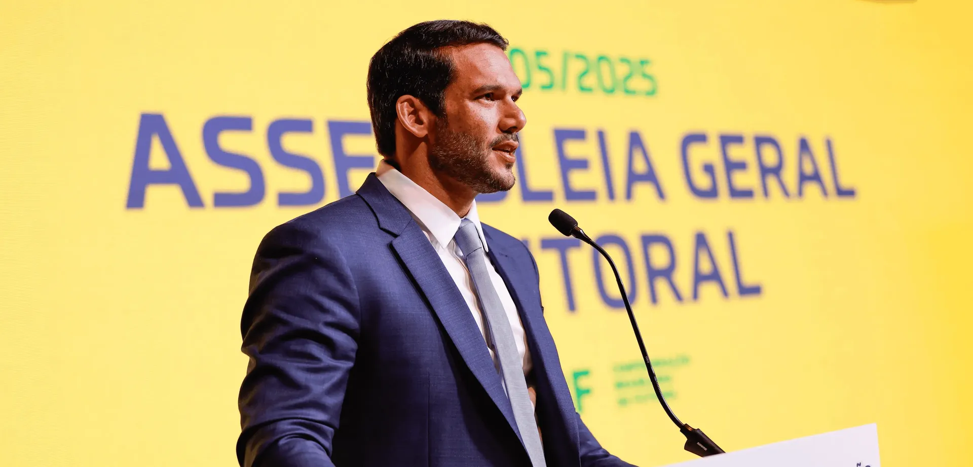 O presidente da CBF, Samir Xaud (Foto: Rafael Ribeiro/CBF)