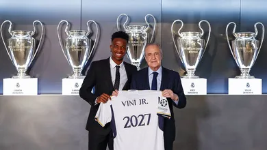Renova&ccedil;&atilde;o e multa bilion&aacute;ria s&oacute; refor&ccedil;am import&acirc;ncia de Vinicius Jr para o Real Madrid
