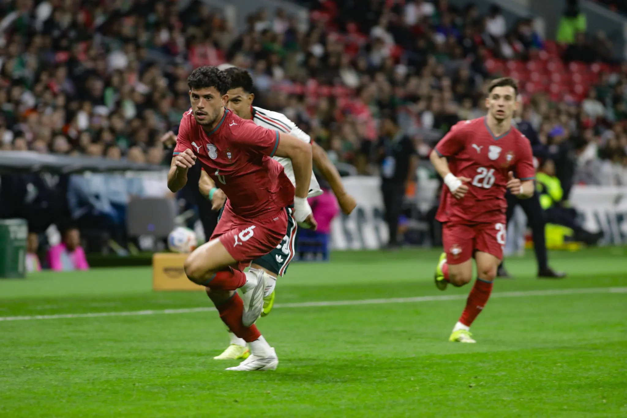 Matheus Nunes em a&ccedil;&atilde;o pela sele&ccedil;&atilde;o portuguesa