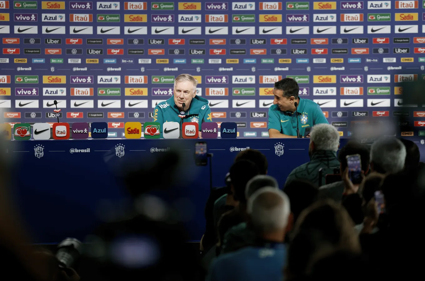 Entrevista coletiva de Carlo Ancelotti pela sele&ccedil;&atilde;o brasileira