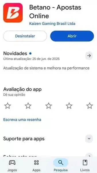 Aplicativo oficial da Betano dispon&iacute;vel na Play Store