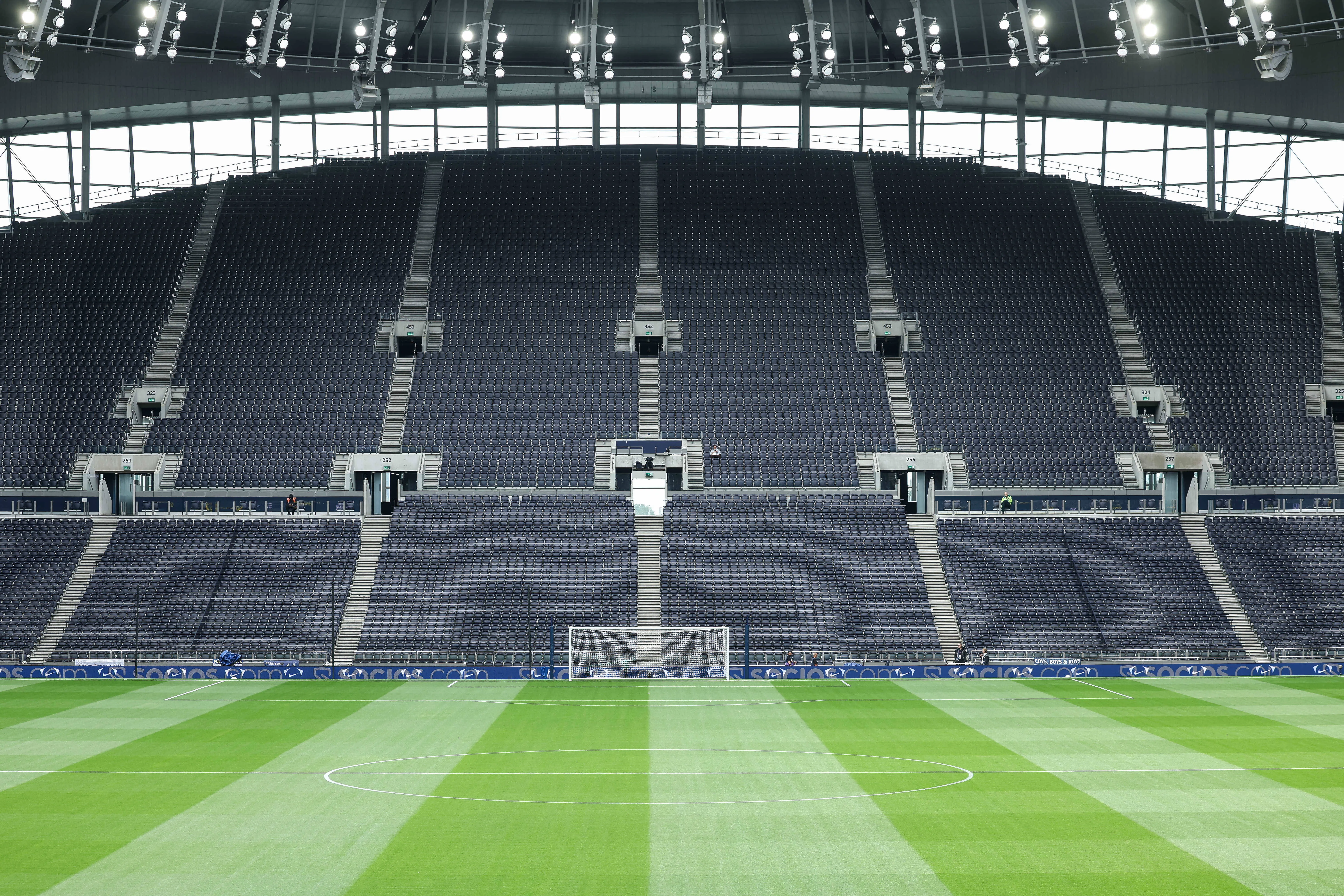 O moderno Tottenham Hotspur Stadium