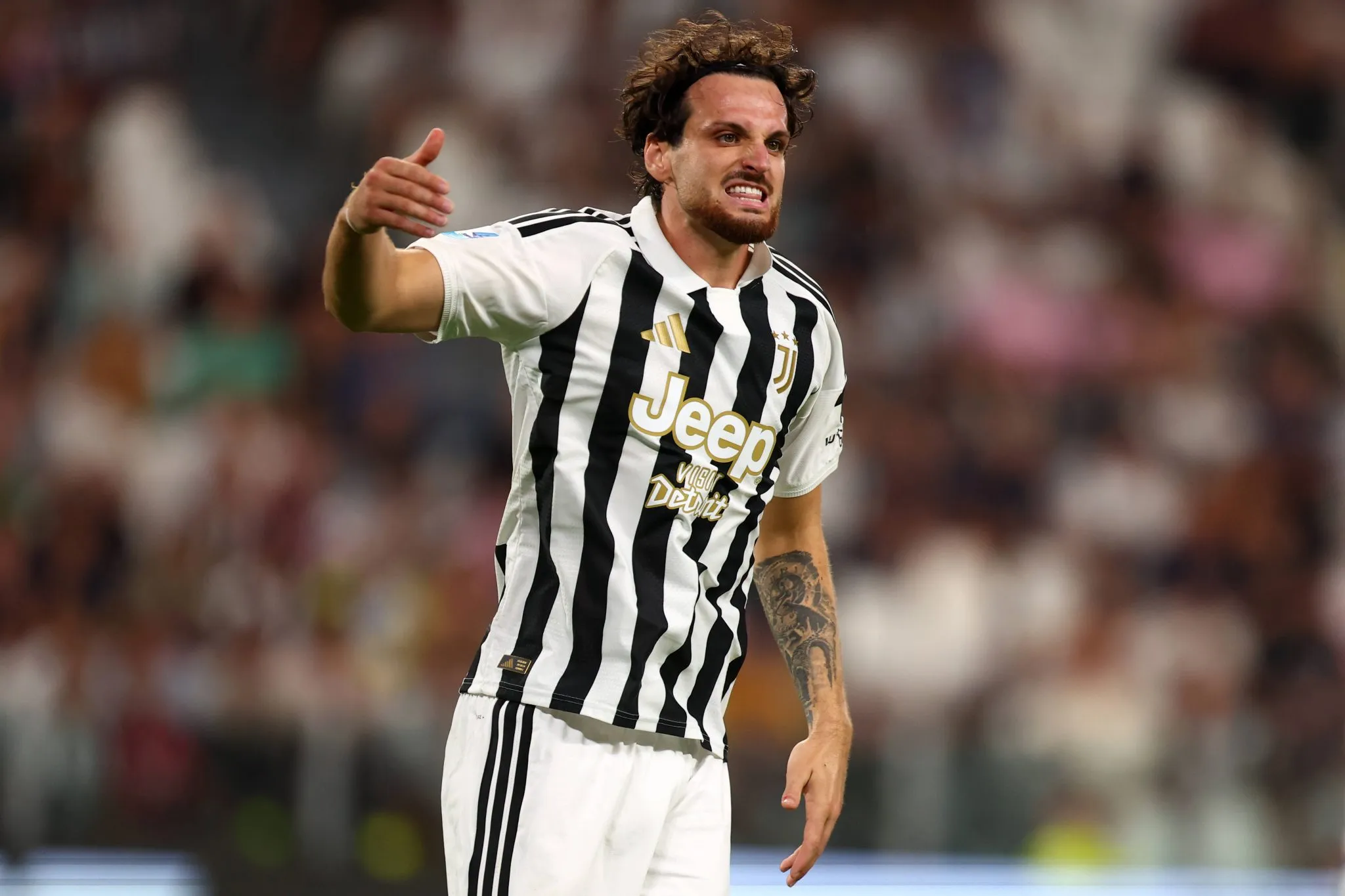 Federico Gatti comemora durante Juventus x Milan (Foto: Imago/Marco Canoniero)