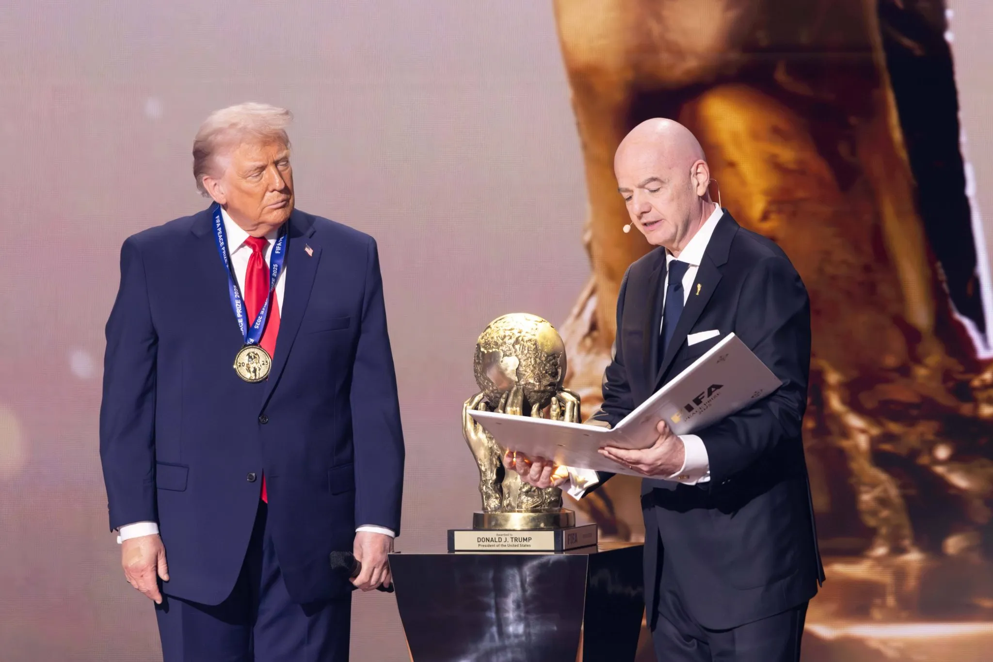 Infantino e Trump
