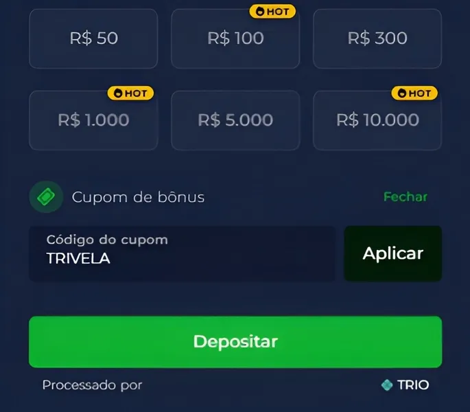 C&oacute;digo do cupom Br4bet: use TRIVELA em Agosto de 2026