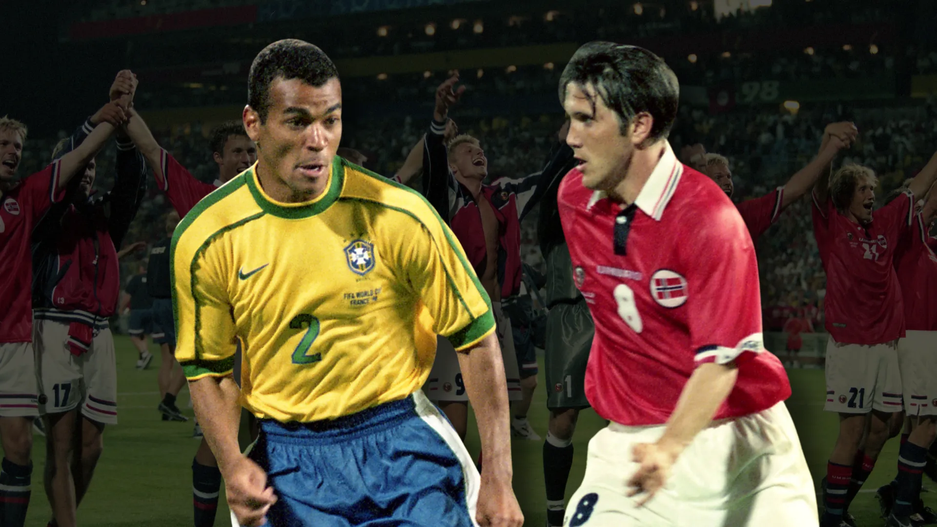 Copa do Mundo: Brasil e Noruega em 1998 teve duelo marcado por pol&ecirc;mica