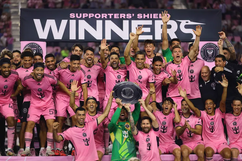 Foto: (IconSport) - Inter Miami, campe&atilde;o da Supporters' Shield