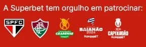 Superbet &eacute; patrocinadora do Fluminense, S&atilde;o Paulo e alguns campeonatos estaduais