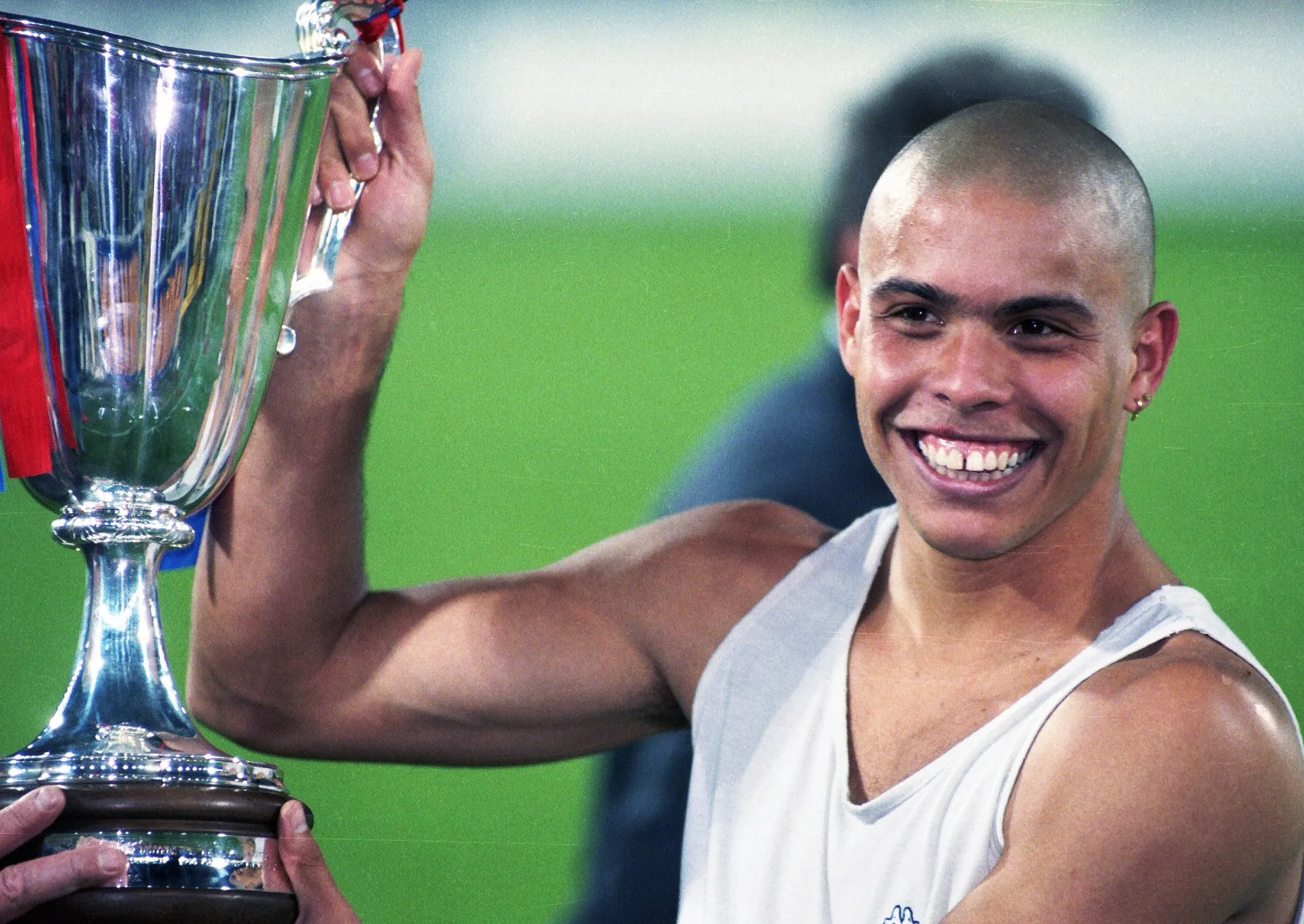 Ronaldo em 1997, ano em que foi eleito melhor do mundo pela segunda vez