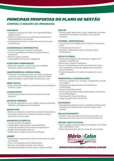 Promessas de campanha de M&aacute;rio Bittencourt envolviam retorno de &iacute;dolos ao clube - Foto: Reprodu&ccedil;&atilde;o