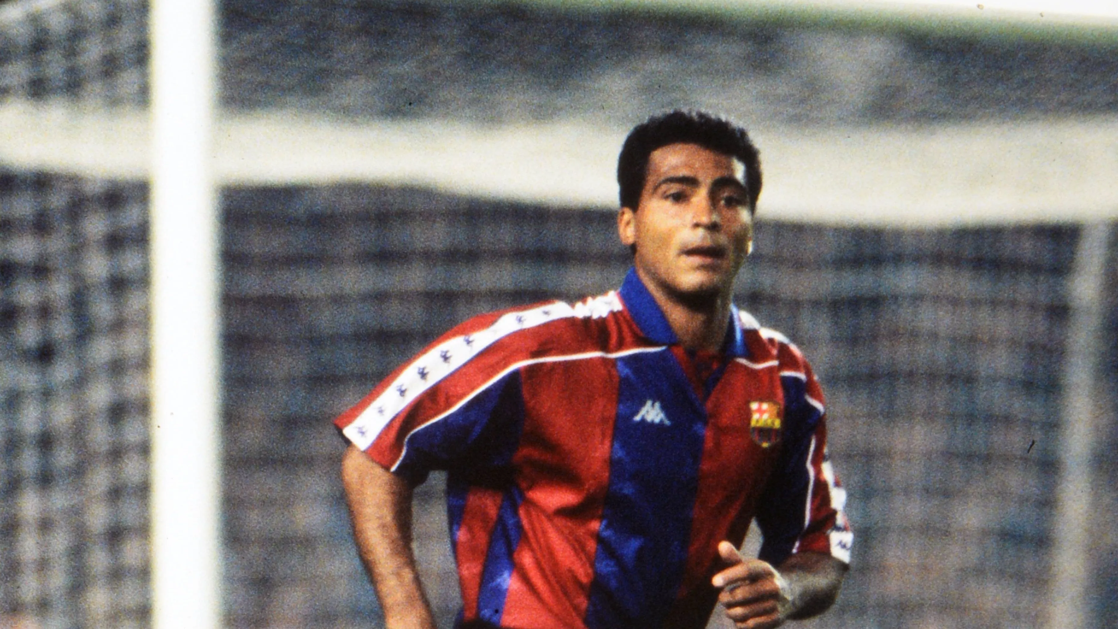 Rom&aacute;rio em jogo do Barcelona em 1993
