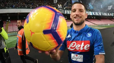 Mertens estava inspirad&iacute;ssimo e arrebentou com tr&ecirc;s gols no triunfo do Napoli sobre o Empoli