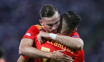 A Espanha sub-21 deu show e goleou para carimbar seu passaporte rumo &agrave;s Olimp&iacute;adas de 2020