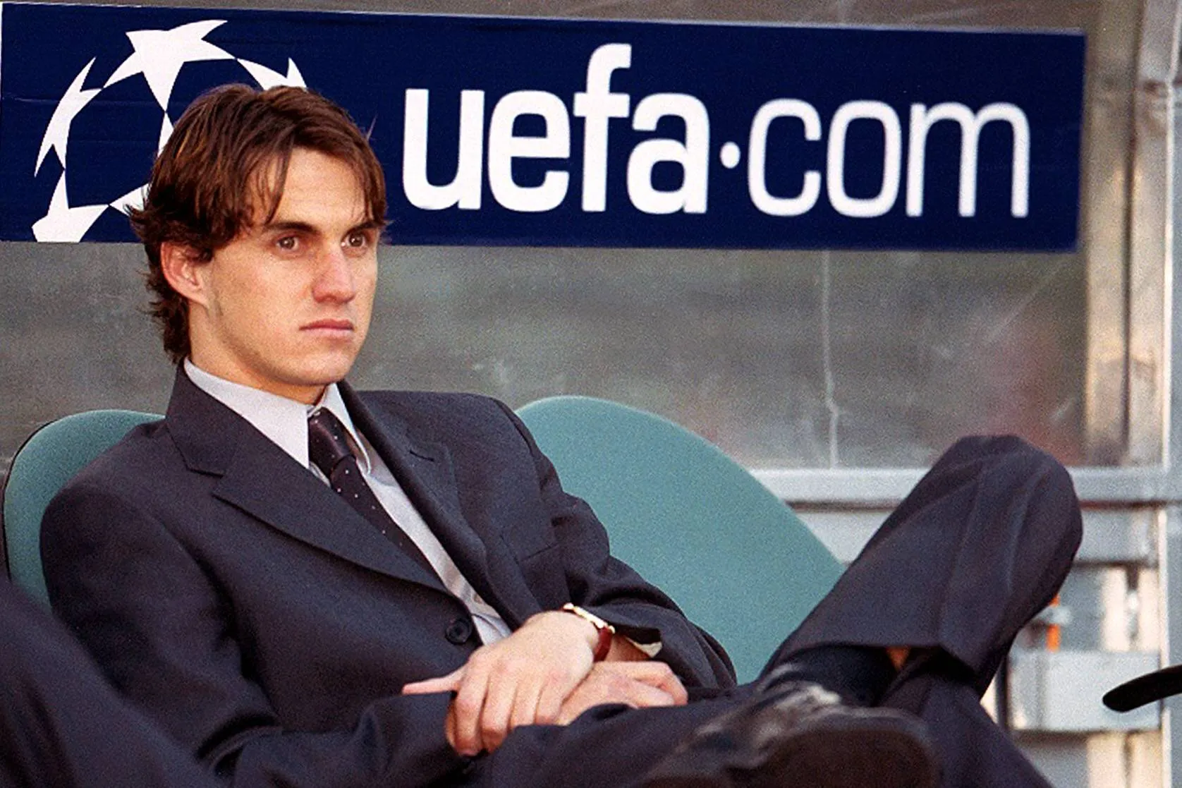 Sávio antes de jogo do Real Madrid na Champions League