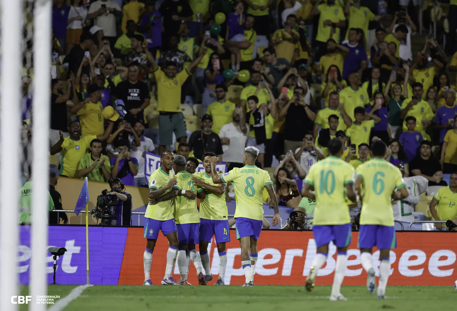 Sele&ccedil;&atilde;o Brasileira em atua&ccedil;&atilde;o nas Eliminat&oacute;rias da Copa do Mundo de 2026 (Foto: Rafael Ribeiro/CBF) 