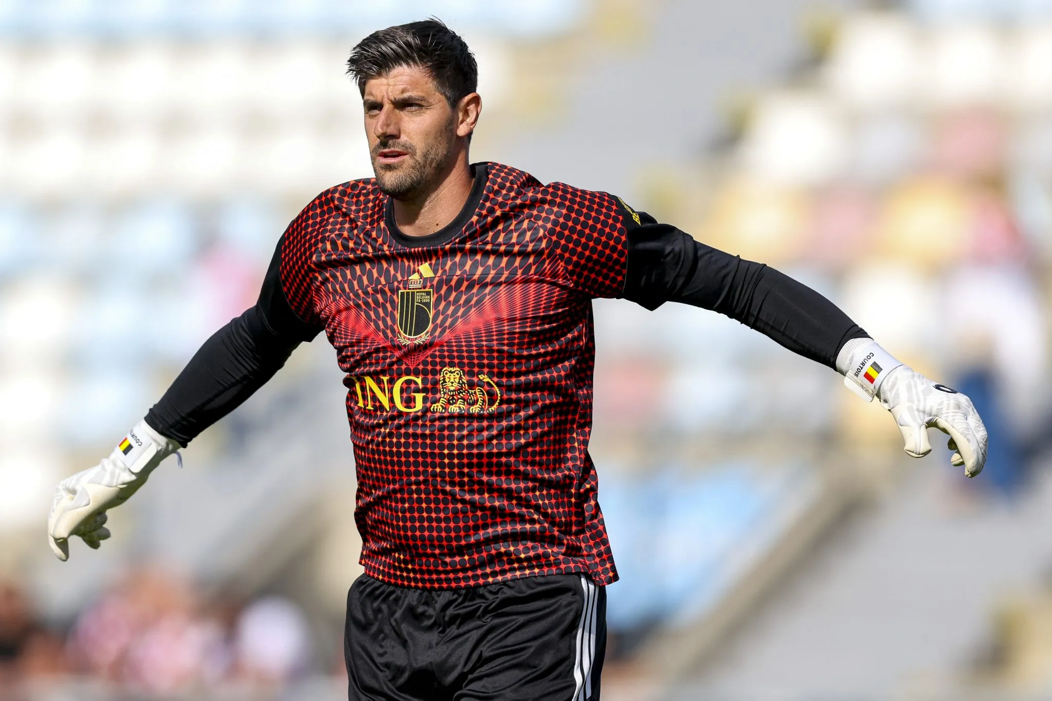 Thibaut Courtois, da B&eacute;lgica (Foto: IconSport/Bruno Fahy)
