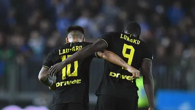 Inter contou com dupla de ataque para vencer Brescia, com direito a gola&ccedil;o de Lukaku
