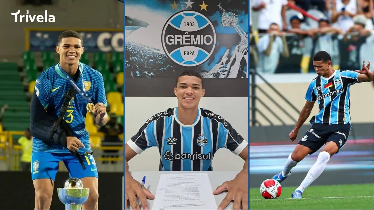 Campe&atilde;o pela Sele&ccedil;&atilde;o, joia de 17 anos tem DNA do Gr&ecirc;mio e pode ser solu&ccedil;&atilde;o para problema antigo