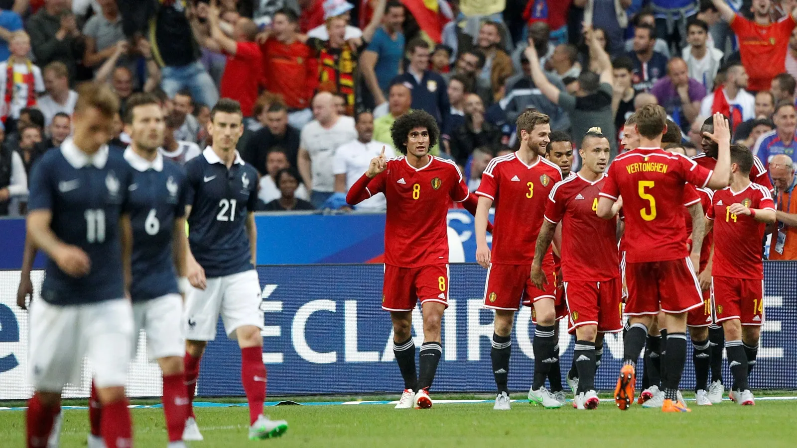 Com outro 4 a 3, Fran&ccedil;a e B&eacute;lgica tamb&eacute;m fizeram um amistoso intenso ter cara de Copa