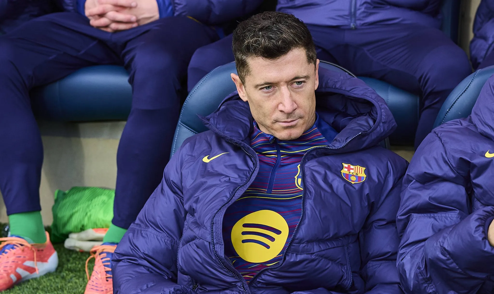Robert Lewandowski pelo Barcelona (Foto: Imago)