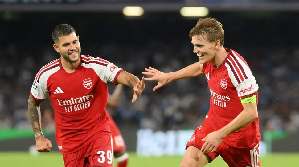 Ousadia de Bruno Guimar&atilde;es destrava o Arsenal e Odegaard garante vit&oacute;ria na Champions