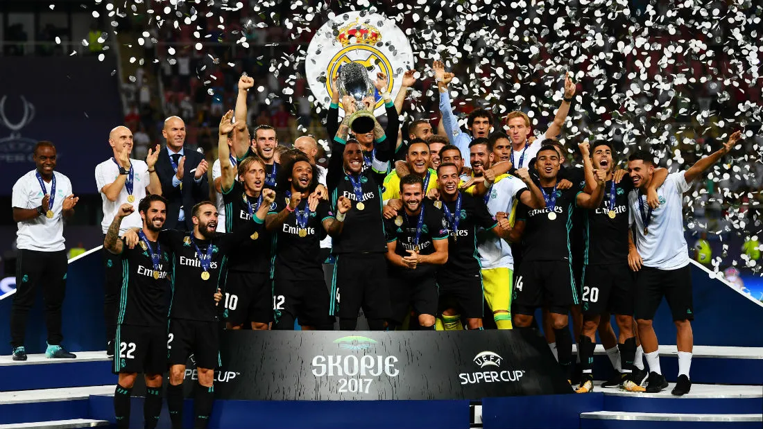 O dom&iacute;nio do meio-campo foi preponderante para a vit&oacute;ria do Real Madrid na Supercopa