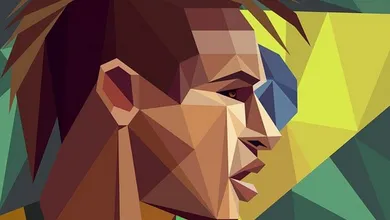 Esse artista noruegu&ecirc;s tem v&aacute;rios desenhos abstratos geniais sobre futebol