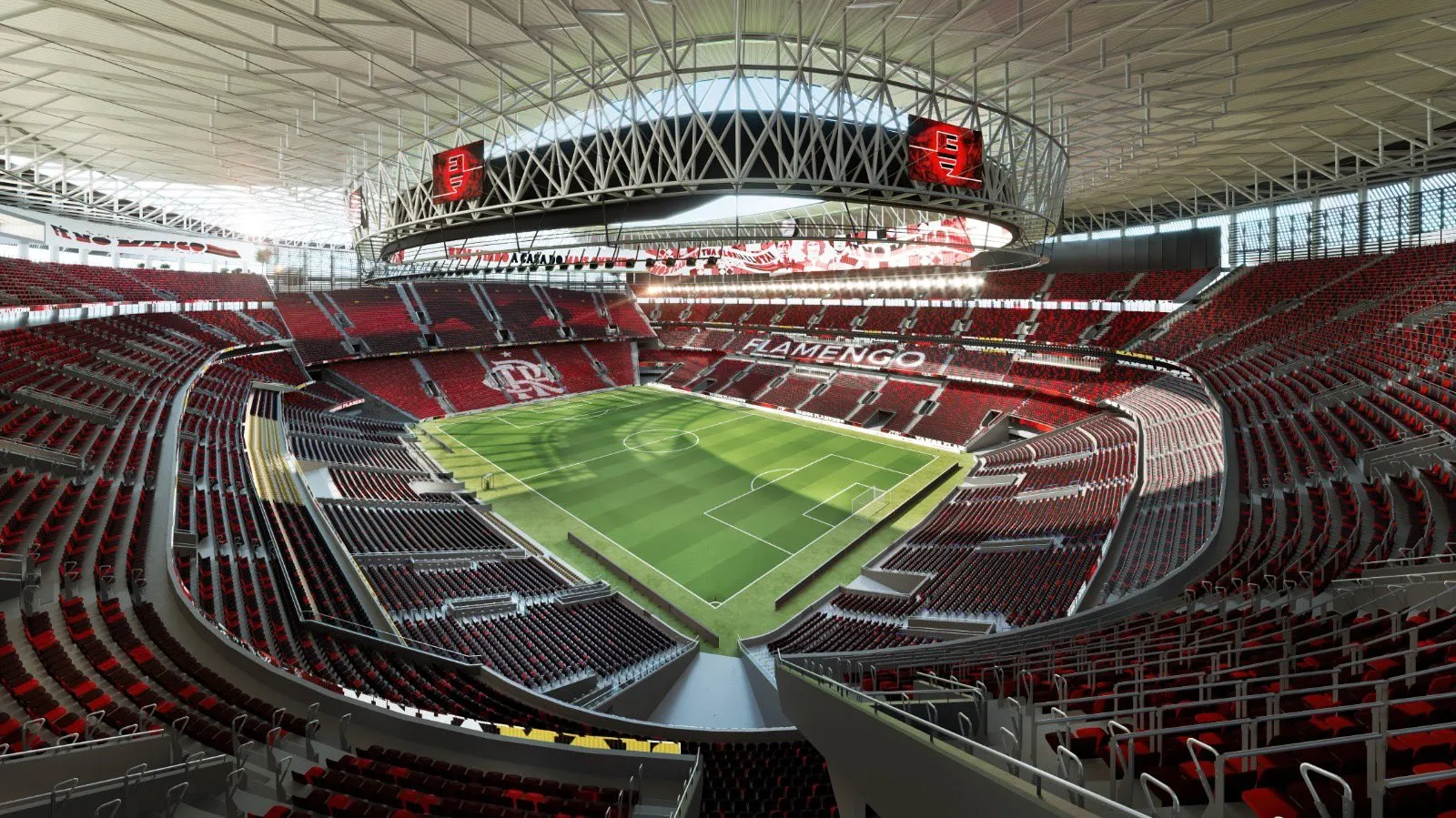 Flamengo revela projeto de est&aacute;dio pr&oacute;prio; veja os principais detalhes