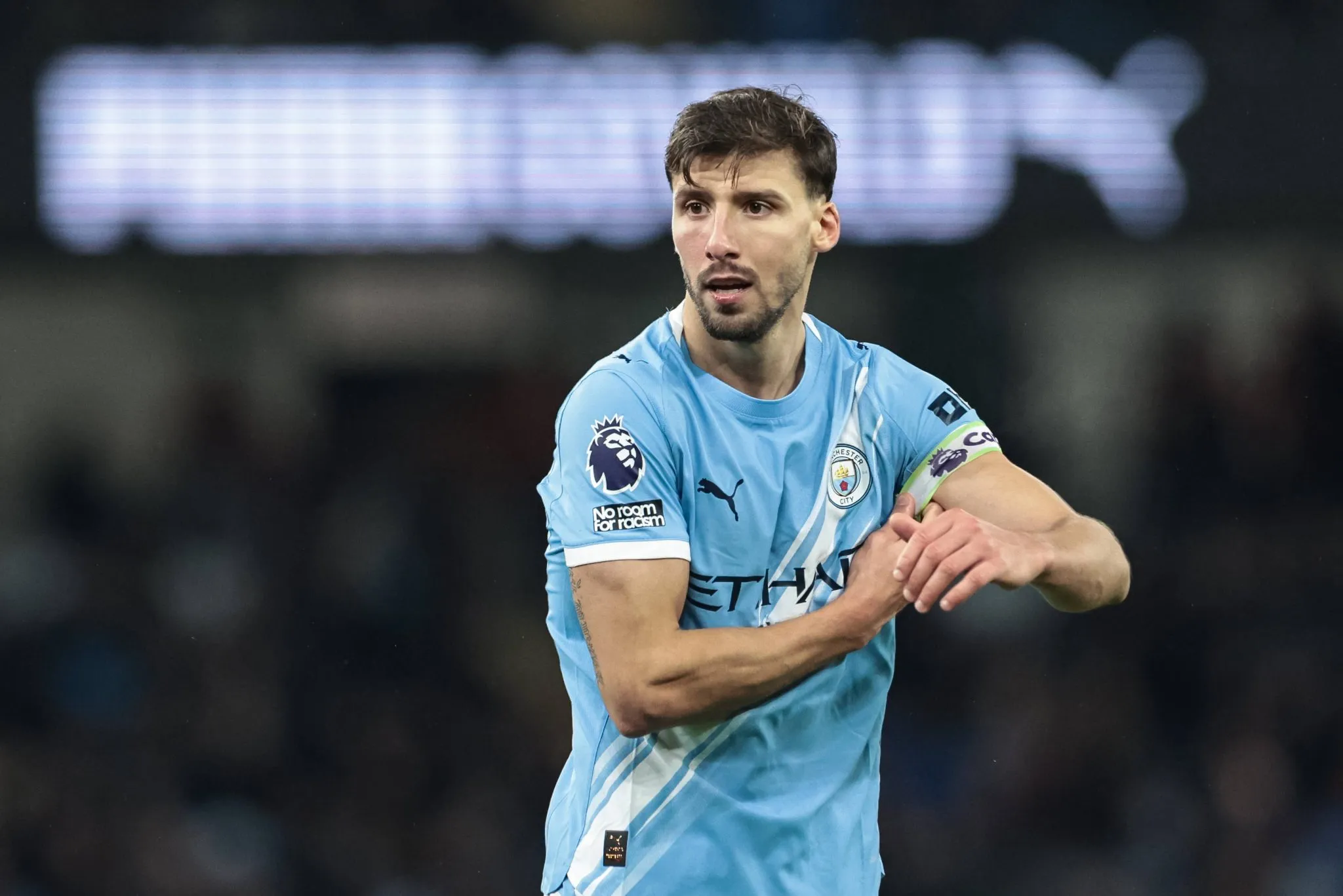 Ruben Dias, em atua&ccedil;&atilde;o pelo Manchester City (Foto: IMAGO / News Images)