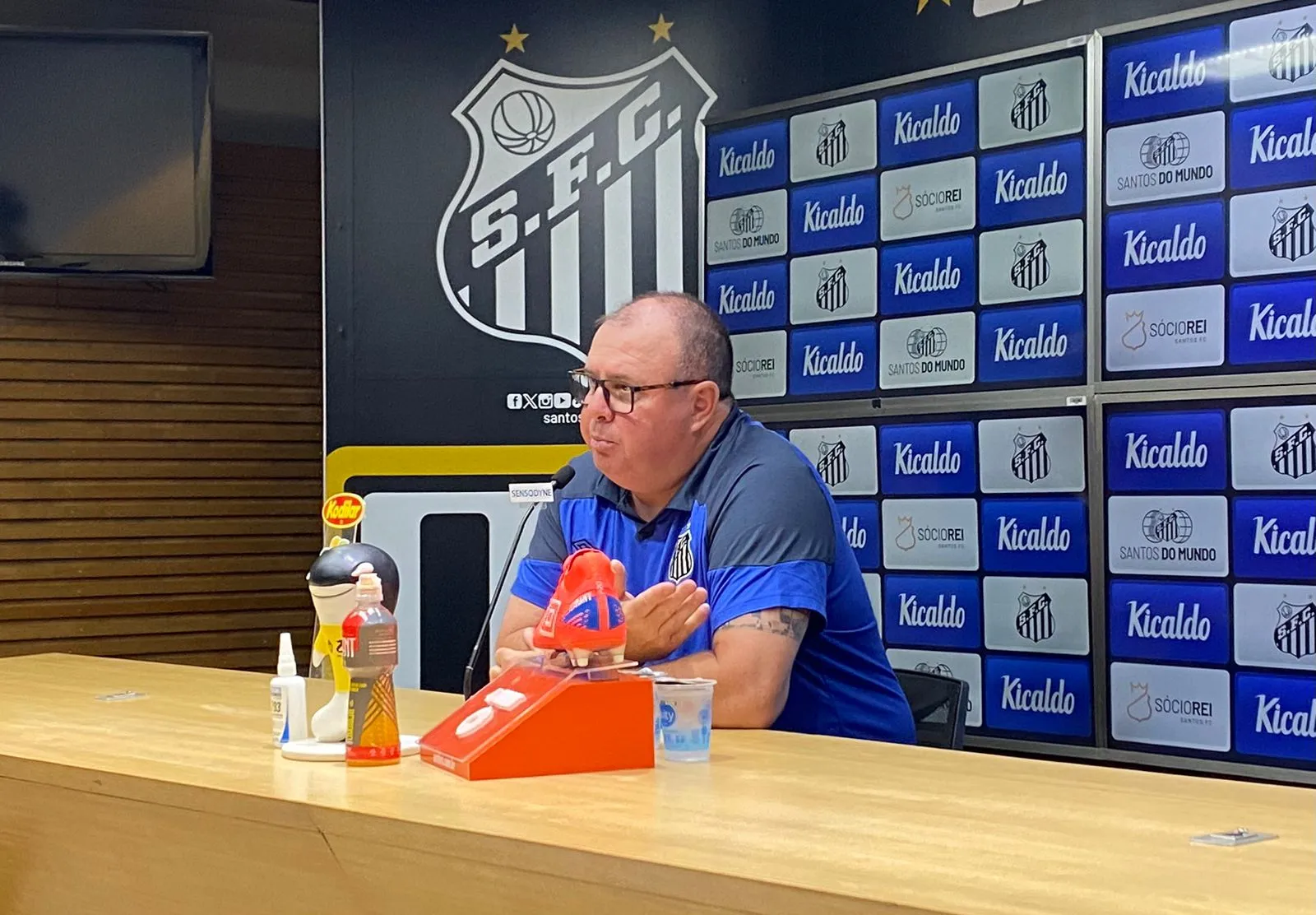A noite do Santos foi bem ruim, Marcelo Fernandes admite isso, mas valoriza ponto conquistado