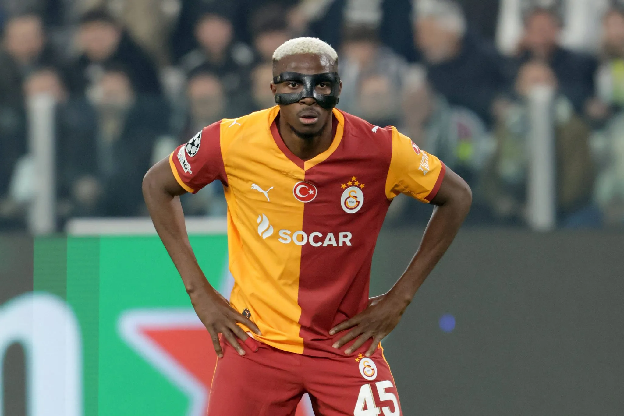 Osimhen em a&ccedil;&atilde;o pelo Galatasaray