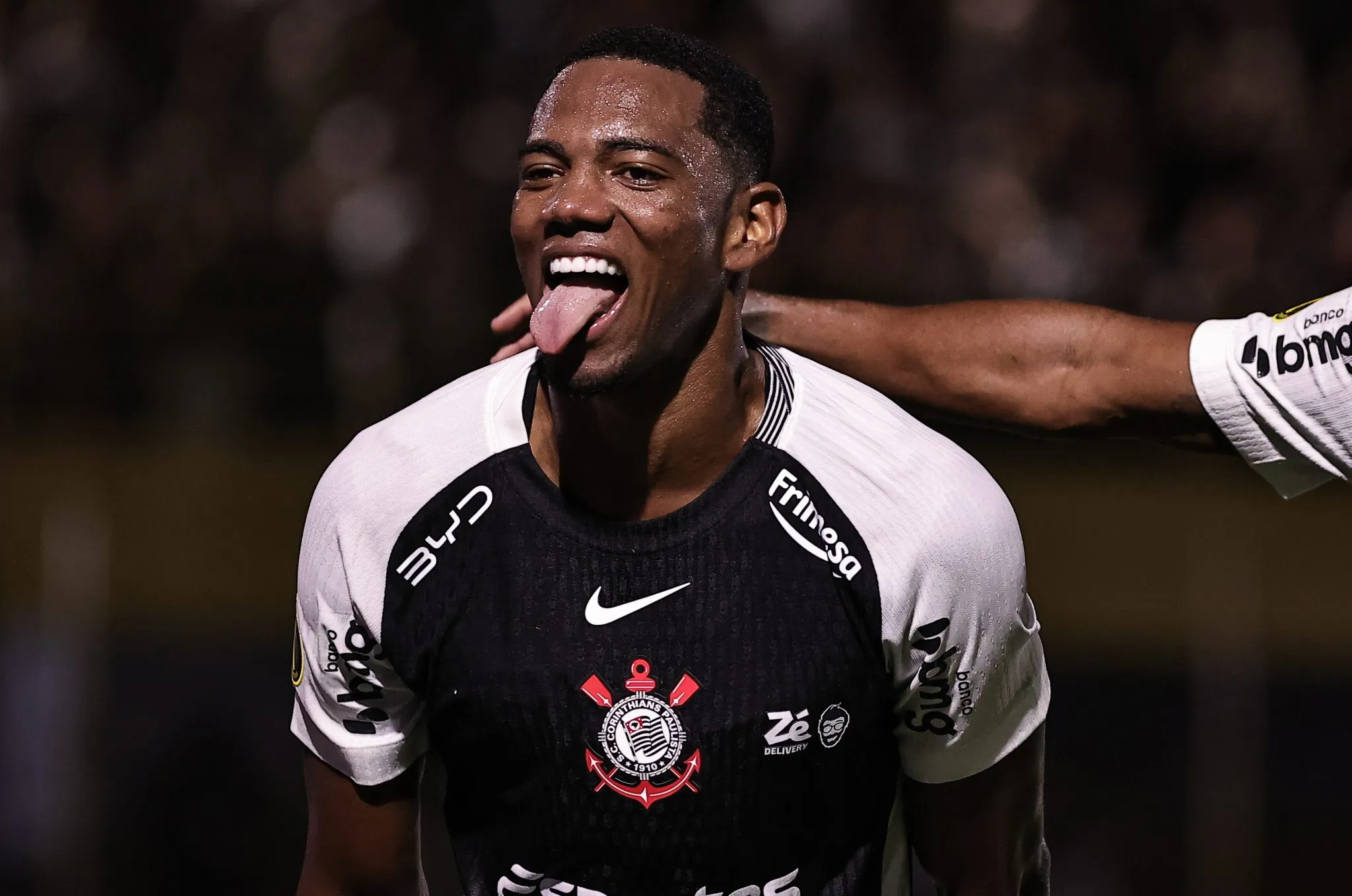 Andr&eacute; comemora gol do Corinthians