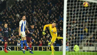 A pintura de Auba pouco adiantou a um Arsenal sem atitude, que s&oacute; empatou com o Brighton