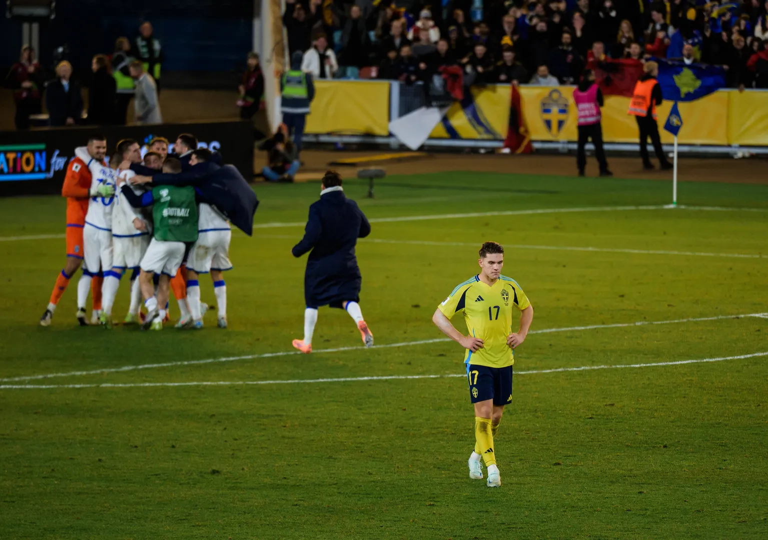 Viktor Gy&ouml;keres em derrota da Su&eacute;cia para Kosovo nas Eliminat&oacute;rias da Copa do Mundo (Foto: IMAGO / Bildbyran)