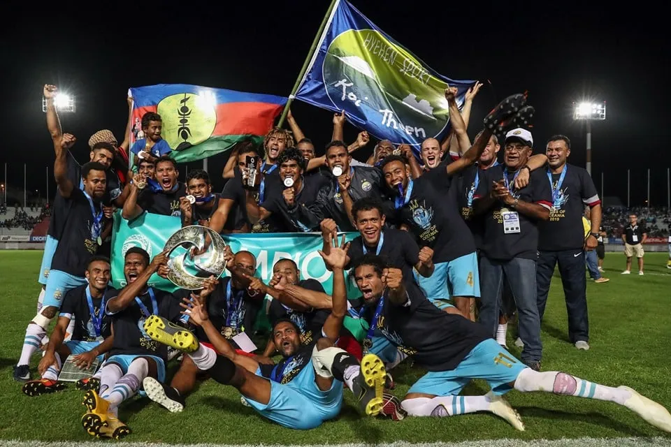 Hiengh&eacute;ne vence duelo da Nova Caled&ocirc;nia e &eacute; campe&atilde;o da Oceania, com gol do meio-campo