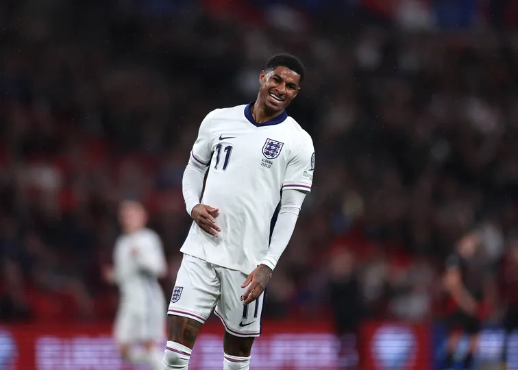 Rashford em a&ccedil;&atilde;o pela sele&ccedil;&atilde;o inglesa