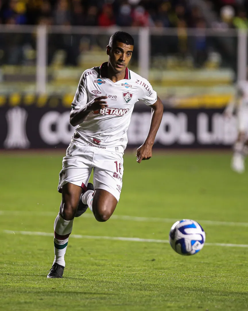 Alan entrou em campo pelo Fluminense contra o The Strongest-BOL, pela fase de grupos da Libertadores 2023 - MARCELO GON&Ccedil;ALVES / FLUMINENSE FC