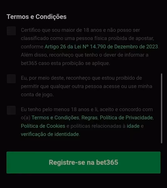 bet365 cadastro: guia completo para criar sua conta em 2026