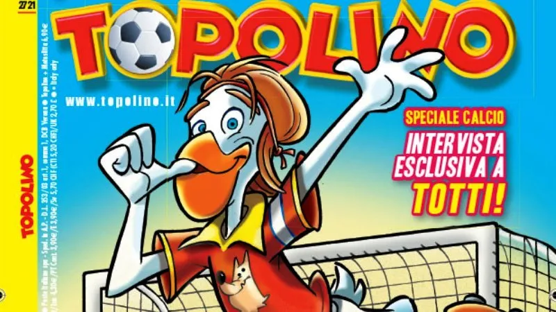 Totti virou personagem do Pato Donald e ganhar&aacute; um gibi em homenagem ao gol 300
